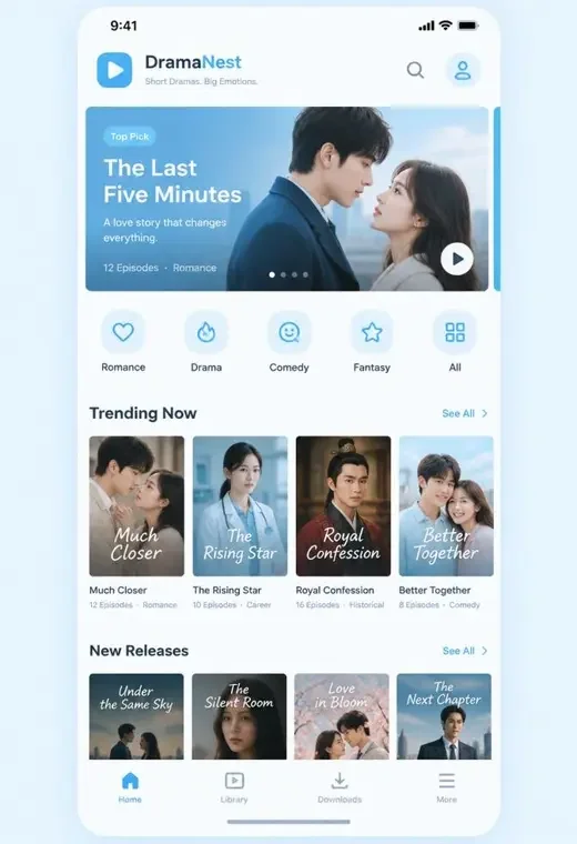 黄豆短剧App - 手机追剧更清爽 黄豆短剧App界面预览
